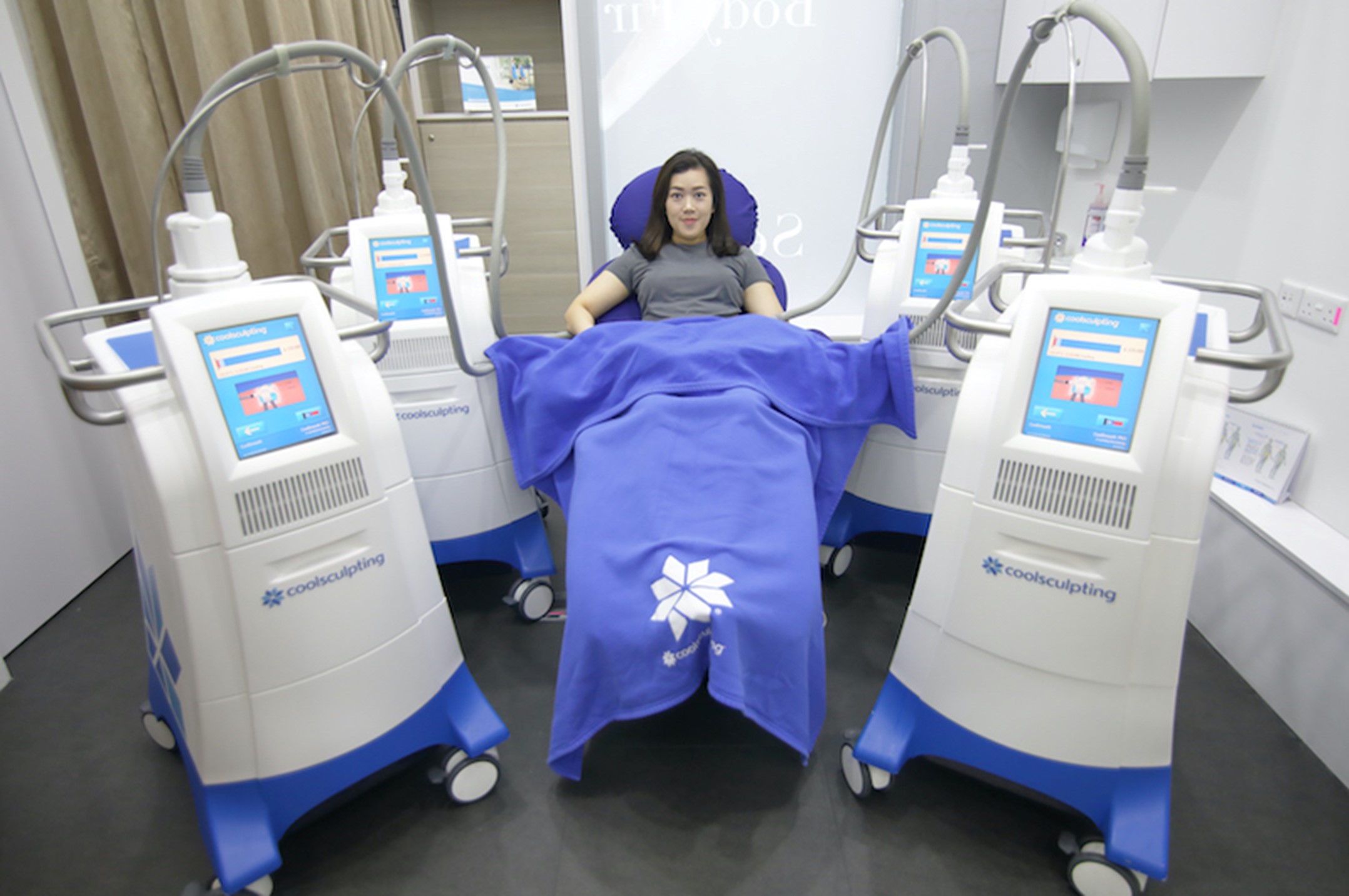 Halley Medical Aesthetics Fat Reduction CoolSculpting Save Time with QuadSculpting Singapore
