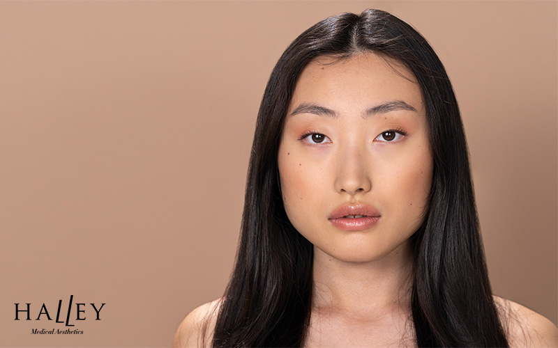 woman with dull skin